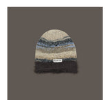 Street Style Geometric Color Block Wool Knitted Hat