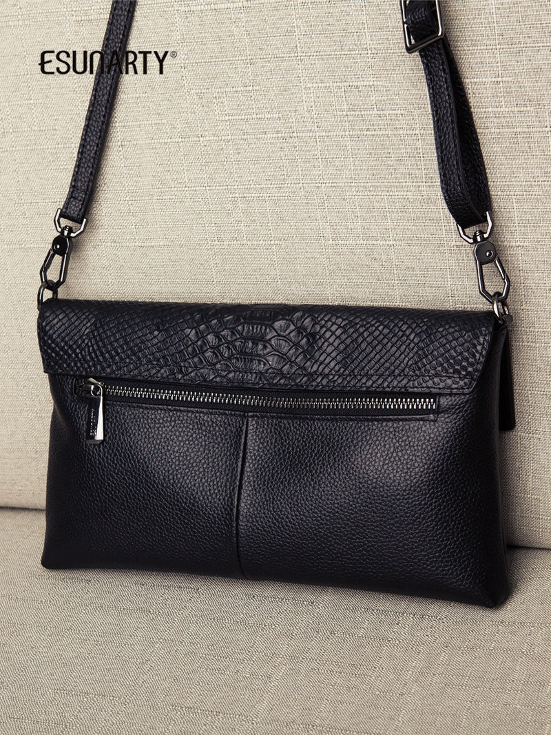 First Layer Cattlehide Leather Fashion Crossbody Bag