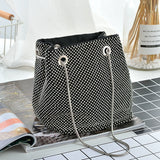 Sequin Crossbody Mini Chain Bag