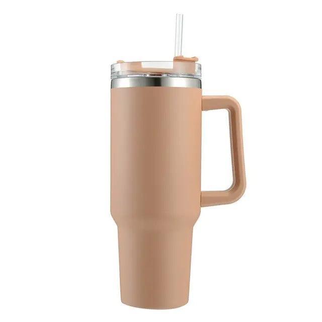 Insulated Tumbler Straw With Handle - The Next Door Neighbor 