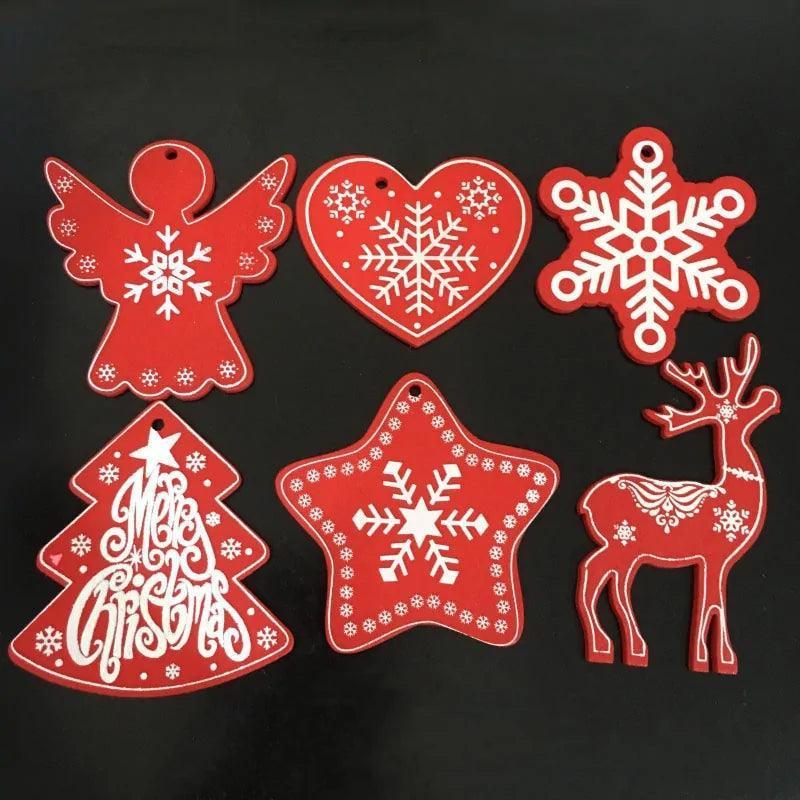 Christmas Wood Ornaments - The Next Door Neighbor 