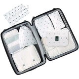 8Pcs/set Large Capacity Travel Organizer - The Next Door Neighbor 