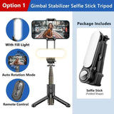 Stabilizer Gimbal Selfie Stick Tripod