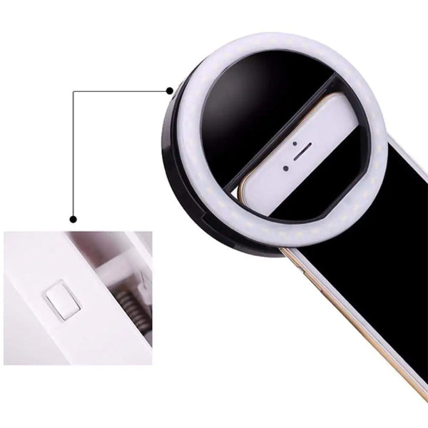 Portable LED Selfie Ring Light