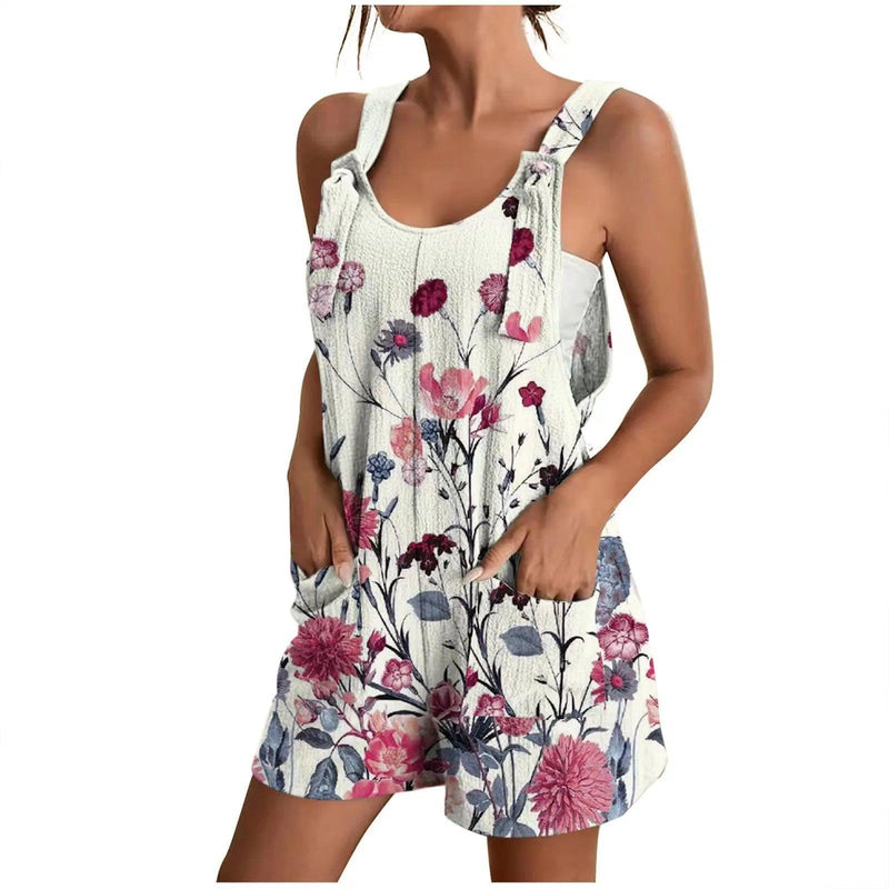 Lightweight Summer Shorts Romper