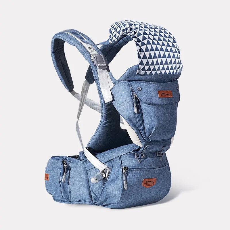 Sunveno Ergonomic Baby Carrier with Hip Seat - The Next Door Neighbor 