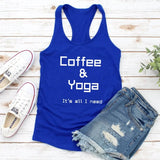 Tank Top "Coffee & Yoga"