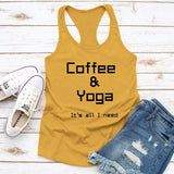 Tank Top "Coffee & Yoga"