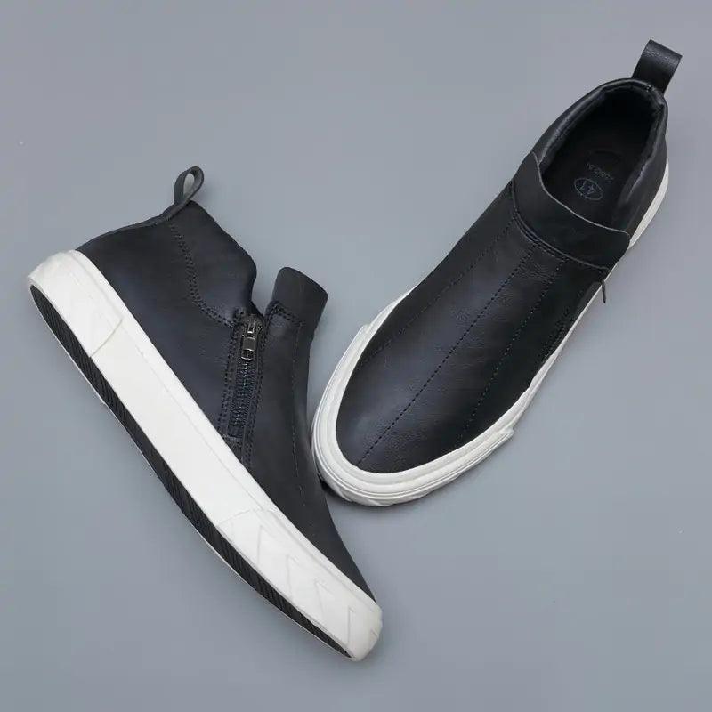 Vulcanized Leather Loafers - The Next Door Neighbor 