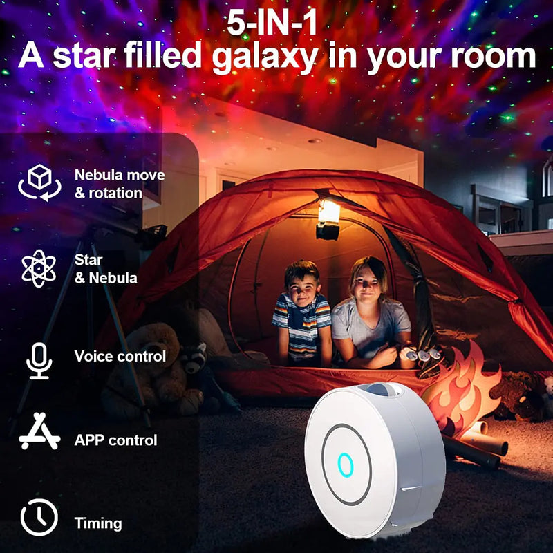 Smart Galaxy Projector: Colorful Starry Sky - The Next Door Neighbor 