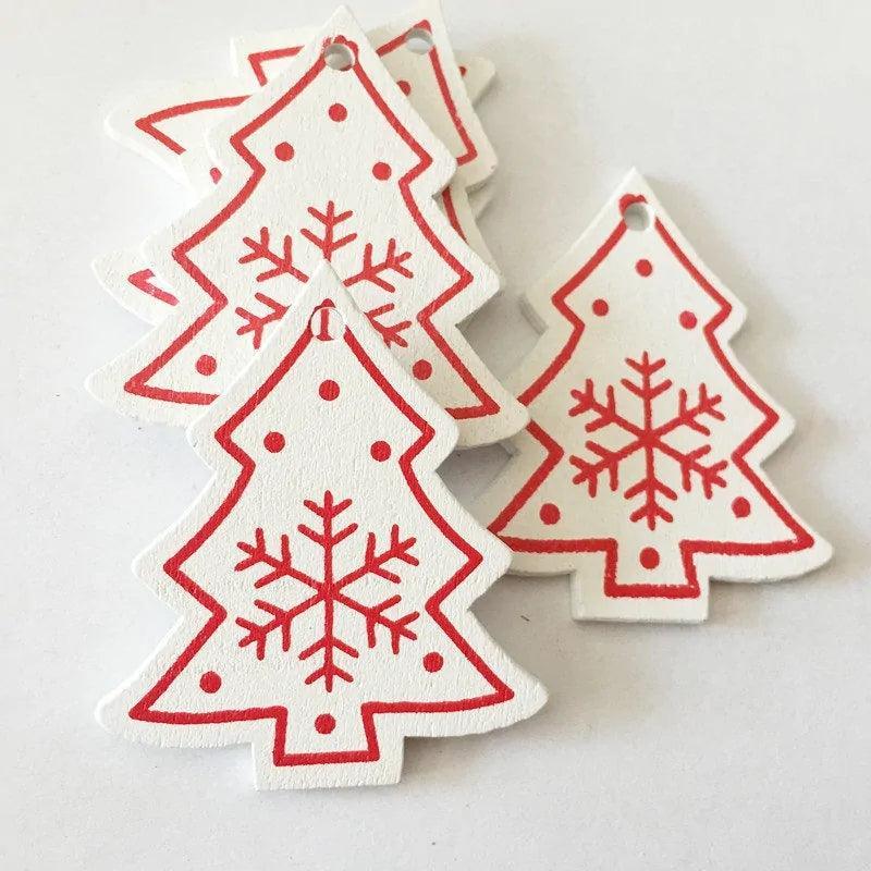 Christmas Wood Ornaments - The Next Door Neighbor 