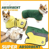 Super Absorbent Pet Bathrobe Towel - The Next Door Neighbor 