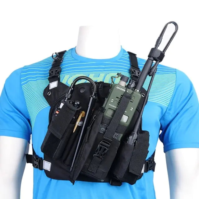 Tactical Double Shoulder Chest Bag