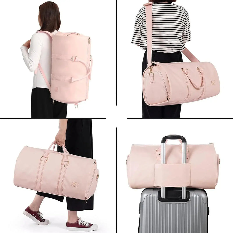 Convertible 2-In-1 Travel Garment Duffel Bag