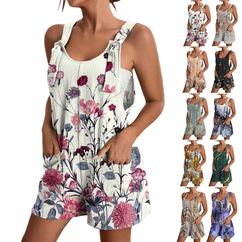 Lightweight Summer Shorts Romper