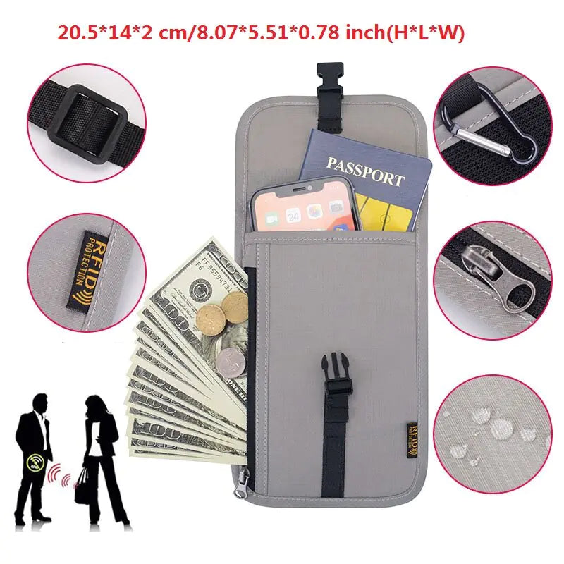 Multifunction Anti-Theft Travel Pouch - The Next Door Neighbor 