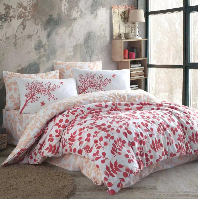 Hobby Silvia Red - Ranforce Double Duvet Cover Set