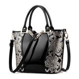 Luxury Sequin Embroidery Leather Handbag