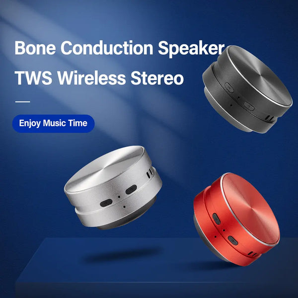 Bone Conduction Mini Speaker Bluetooth TWS Wireless Stereo