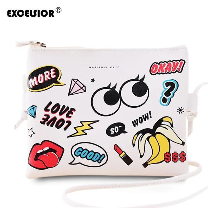 Fashion Cartoon Printed Mini Women's Bag - The Next Door Neighbor 