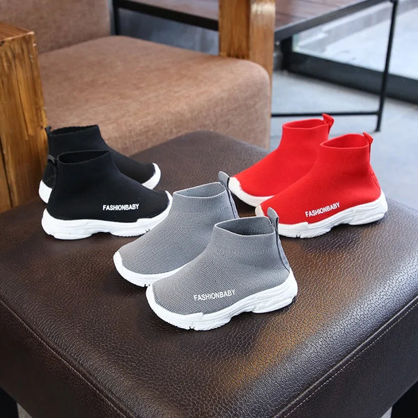 Winter Kids Slip-on Breathable Snow Boots Casual Shoes