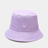 Embroidery Smile Face Expression Bucket Hat - The Next Door Neighbor 