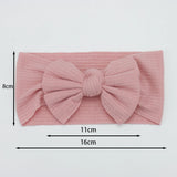 3Pcs Knit Baby Headband Bow Set