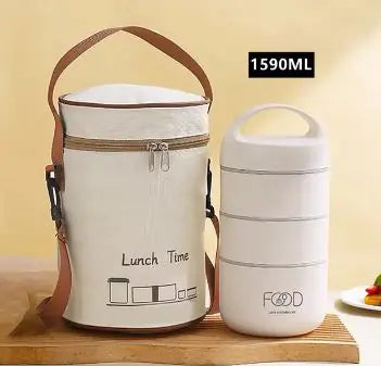 1240ML/1590ML Large Capacity Stainless Steel Lunch Box