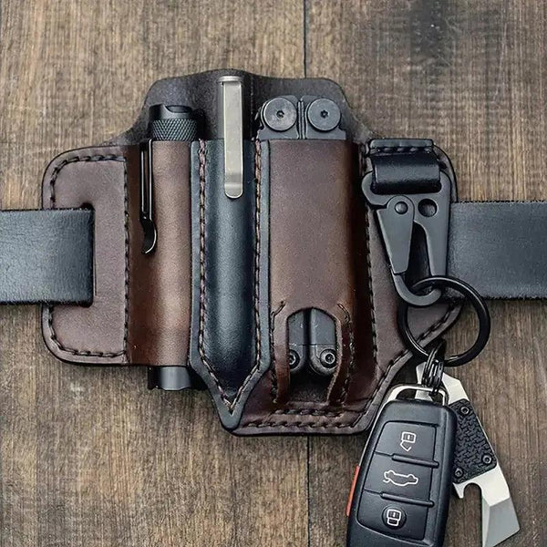 Tactical Tool Belt Leather Bag - The Next Door Neighbor 