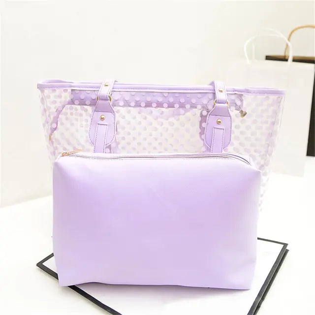 Candy Color Transparent Handbag - The Next Door Neighbor 