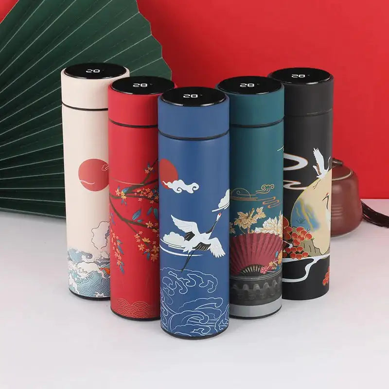 Oriental Style Smart Thermos