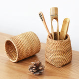 Rattan Home Storage Baskets Organizer - The Next Door Neighbor 