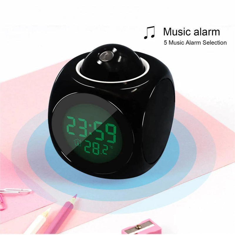 LED Projection Alarm Clock - The Next Door Neighbor 