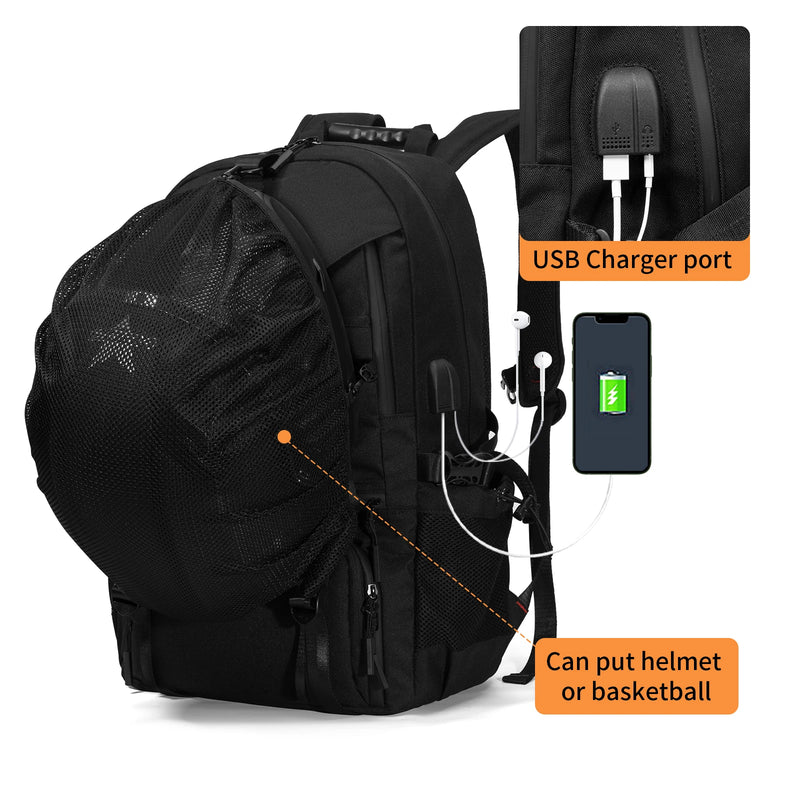 Ultimate Backpack with Helmet Storage