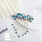 Butterfly Pearl Tassel Hairpin