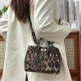 Leopard Print Mini Handbag