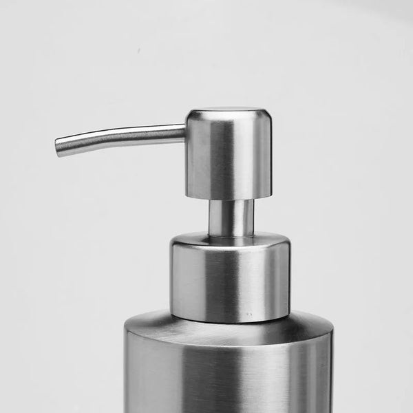 304 Stainless Steel Cylindrical Shower Gel Bottle