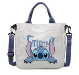 Anime Disney Stitch Canvas Bag - Pencil Bag - Crossbody Bag