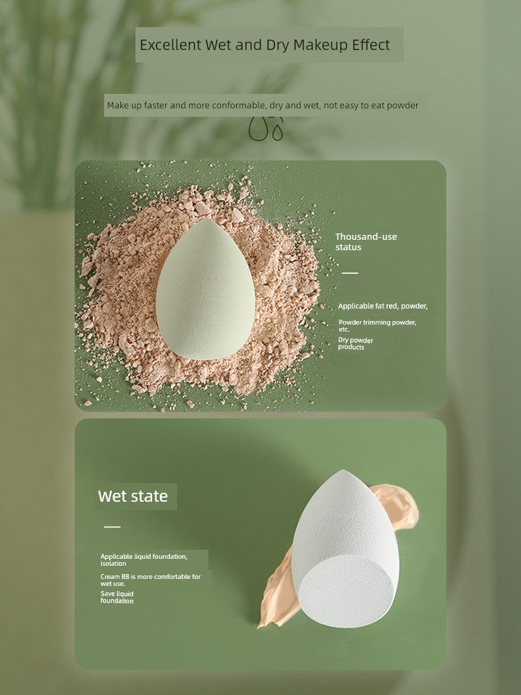 Wet and Dry Sponge Gourd Powder Puff Soft Cosmetic Egg