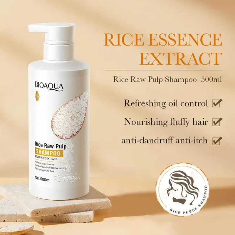 Rice Water Shampoo – Volumizing Shampoo for Brittle and Dry Hair