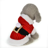 Santa Christmas Costume for Small Dogs