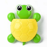 Cute Cartoon Tortoise Shaped Toothpaste Holder - Strong Suction Cup