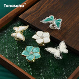 Novelty Butterfly/Flower Dresser Knobs