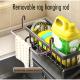 Kitchen Drain Rack Multi-Functional Sponge Cloth Detergent Storage Rack