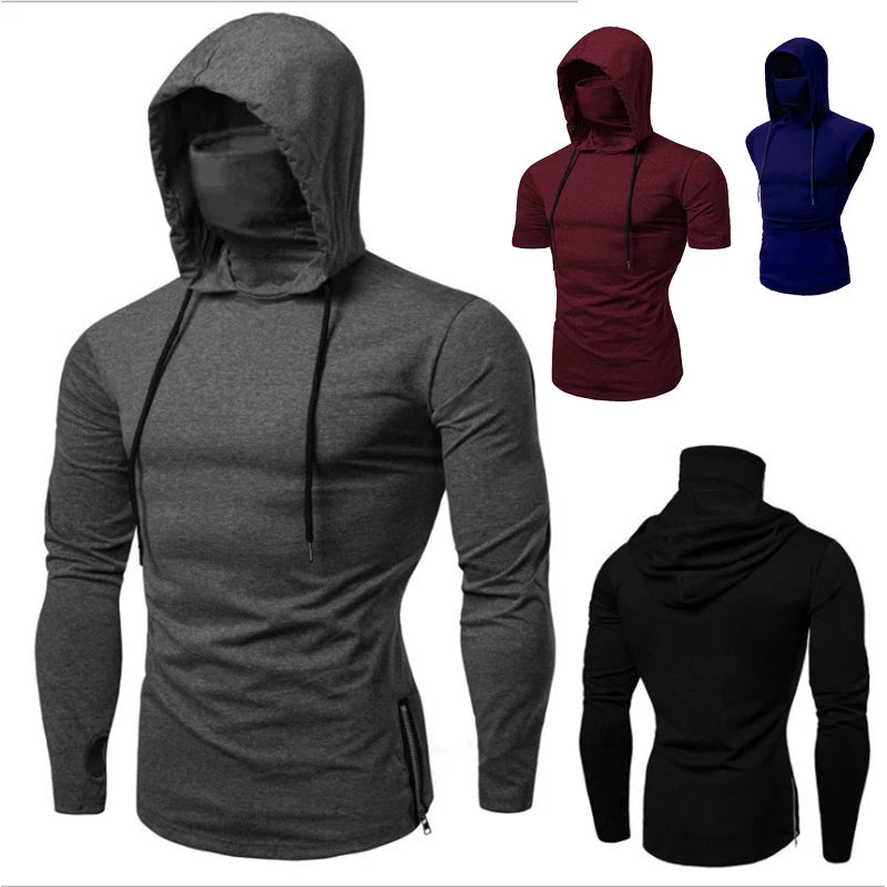 Long Sleeve Hoodie With Mask