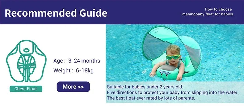 Baby's Swimming Float with Canopy