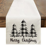 Fashion Christmas Tree Printed Table Runner