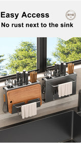 Multi-function Kitchen Holder Wall-mounted Organizer