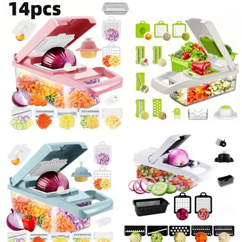 14pcs Set Vegetable Chopper