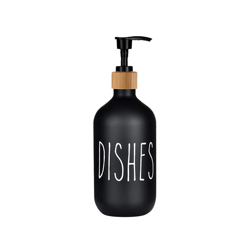 Farmhouse Dish Soap and Hand Soap Bottle with Bamboo Pump